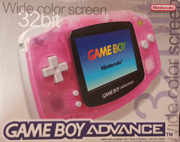 Nintendo Gameboy Advance GBA Milky Pink/ Fuchsia CIB (használt)
