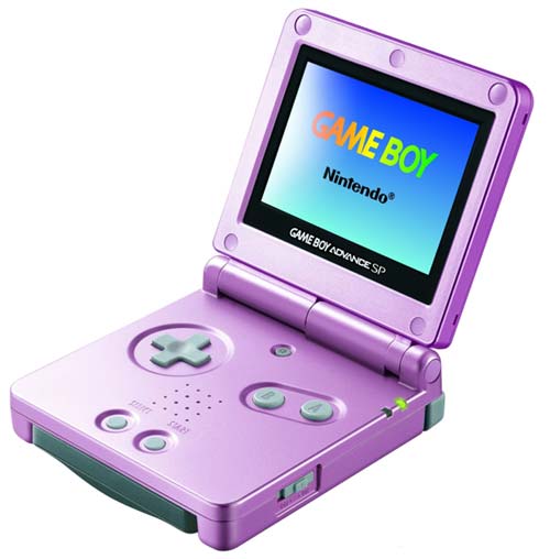 4835 Nintendo Game Boy Advance SP - Purple lila Edition - felújított (használt)