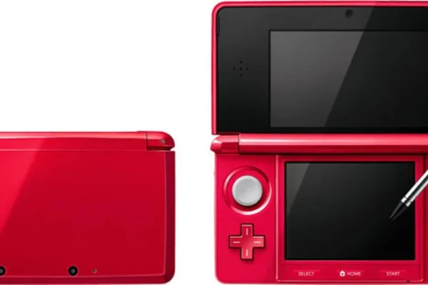 87771m_53942m_700x Nintendo 3DS Metallic Red + játékok (használt)