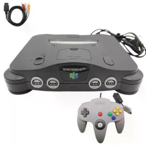 Nintendo 64 konzolszett - Charcoal Gray N64 (használt)
