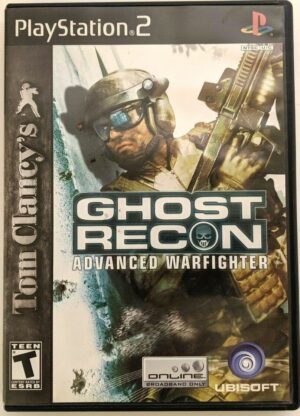 s-l1200 (3) Tom Clancy's Ghost Recon Advanced Warfighter PS2 Playstation 2 (használt)