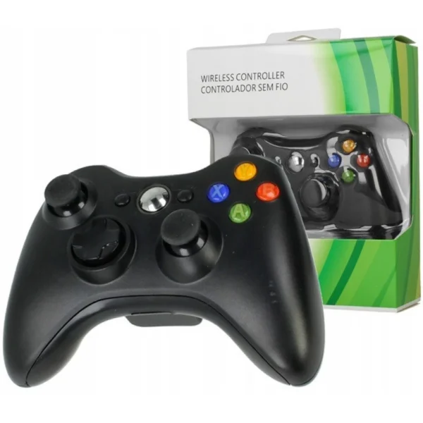 Xbox 360 Vezeték Nélküli Kontroller - Fekete