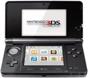 Nintendo 3DS Cosmo Black – Kozmófekete alapgép + játékok (használt)
