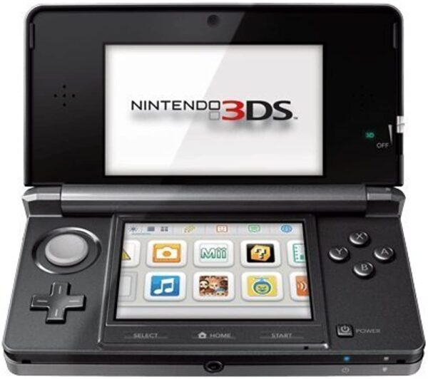 1687437767_Ea7mQMSKq8Vk30fvXjpcbgwtZYCzARWJ Nintendo 3DS Cosmo Black – Kozmófekete alapgép + játékok (használt)