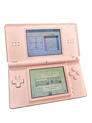Nintendo DS Lite Coral Pink – Korallrózsaszín alapgép + Ajándék játék (használt)