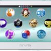 61MzXgeNFrL Sony PlayStation Vita (PS Vita) 2000 Slim – Glacier White - fehér (használt)