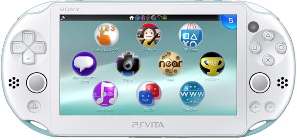 61MzXgeNFrL Sony PlayStation Vita (PS Vita) 2000 Slim – Glacier White - fehér (használt)