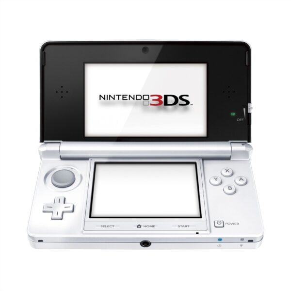Nintendo 3DS Ice White – Jégfehér alapgép + játékok (használt)