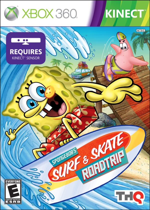 Nickelodeon Spongyabob Surf & Skate Roadtrip - Xbox 360 (használt)