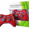 XBOX-360-VEZETEK-NELKUeLI-PAD-KONTROLLER-VIBRACIOVAL Xbox 360 Vezeték Nélküli Kontroller - Piros