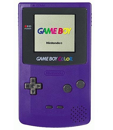 GBC_SYSTEM_GRAPE Nintendo Game Boy Color Grape (lila) – Dobozos CIB Japán kiadás (használt)