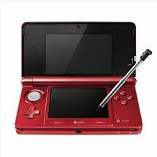 Nintendo 3DS Flare Red Alapgép CIB – Dobozos, Dokkolóval + Ajándék játékok (használt)