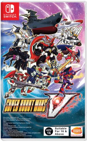SRWV_NSW_2D_Packshot_EN_copy Super Robot Wars V NSW Nintendo Switch (új, bontatlan)