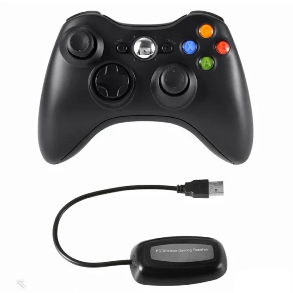 Xbox 360 Vezeték Nélküli Kontroller - Fekete