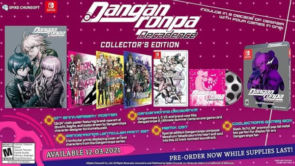 Danganronpa Decadence (Collector's Edition) Nintendo Switch játék (használt)