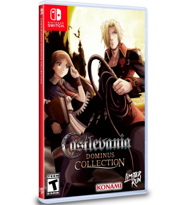 castlevania-dominus-collection-portrait-cover-limited-run-import Castlevania Dominus Collection Nintendo Switch játék Limited Run (használt)