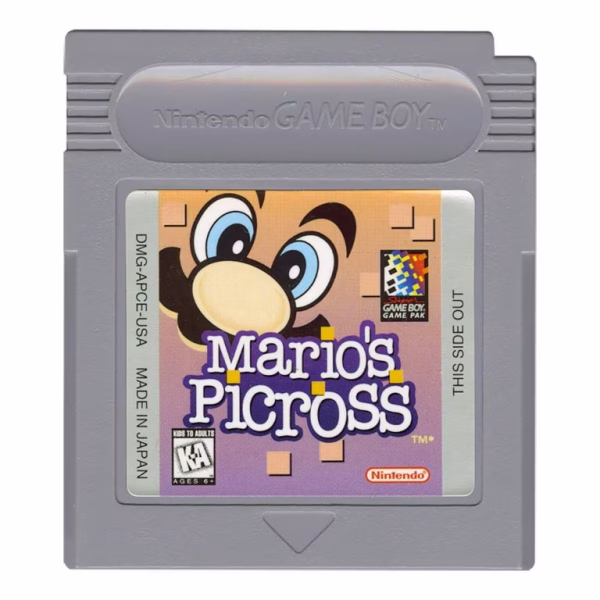 Marios-Picross---Game-Boy Mario's Picross (Game Boy) (használt)