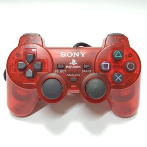 Eredeti Sony PlayStation 2 (PS2) DualShock 2 Kontroller – Crimson Red (ritka gyűjtői kiadás, használt)