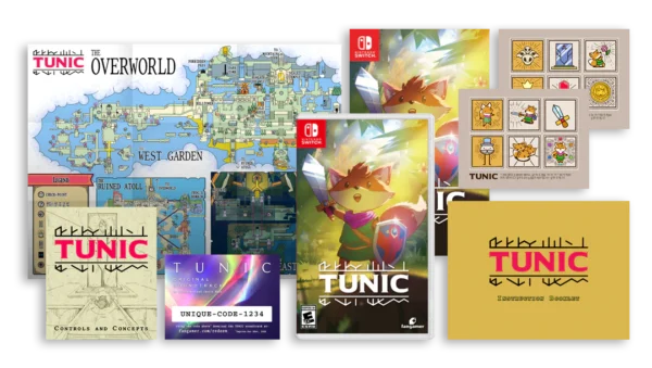 TunicDX_explodedview-switch Tunic Fangamer Edition Nintendo Switch játék (használt)
