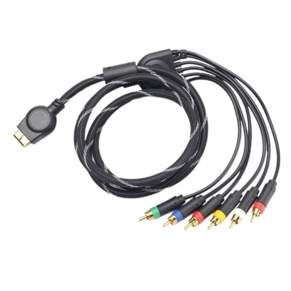 Komponens AV-kábel, nagy felbontású HDTV komponens RCA audio-videokábel PS3 PS2 játékkonzollal kompatibilis
