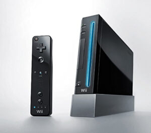Nintendo Wii fekete + tartozékok (használt)