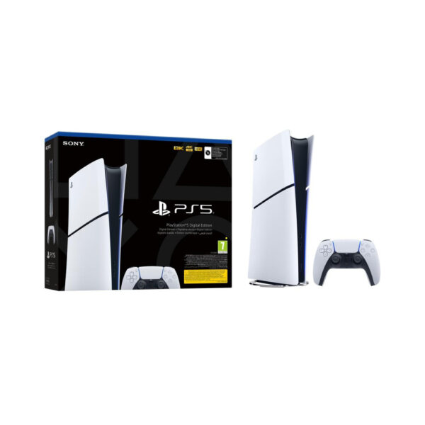 722910.jpg PlayStation®5 Digital Edition konzol Slim + FC játék (PS5) (használt)