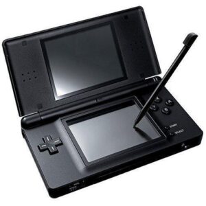 Nintendo DS Lite – Jet Black elegáns kézi konzol + ajándék játék (használt) Nintendo DS Lite – Jet Black elegáns kézi konzol + ajándék játék (használt)