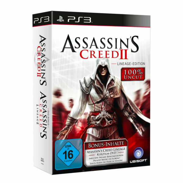 Assassin's Creed II (Special Edition + Lineage Bonus DVD) - PlayStation 3 (használt) Assassin's Creed II (Special Edition + Lineage Bonus DVD) - PlayStation 3 (használt)
