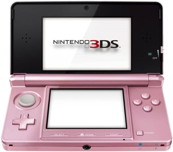 Nintendo 3DS Misty Pink – Gyöngyház rózsaszín alapgép + 16 GB SD kártya + játékok (használt)