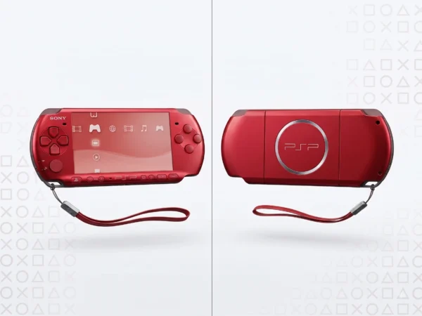 Sony PlayStation Portable (PSP) 3000 Radiant Red – vörös alapgép + 2GB kártya + Ajándék játékok (használt)