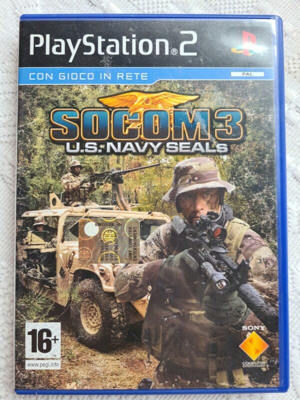 SOCOM 3: U.S. Navy SEALs (Platinum) - PlayStation 2 (használt) SOCOM 3: U.S. Navy SEALs (Platinum) - PlayStation 2 (használt)