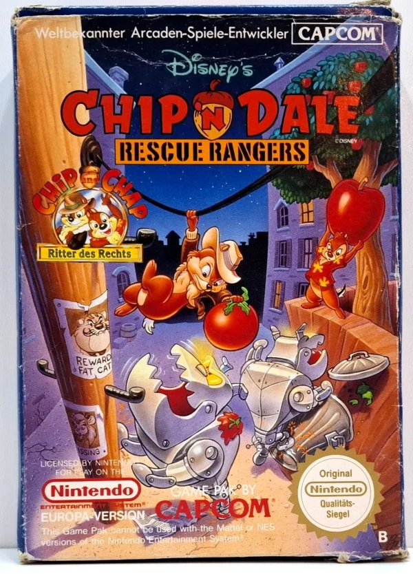 Disney's Chip 'n Dale Rescue Rangers NES PAL dobozos játék CIB - hiánytalan (használt) Disney's Chip 'n Dale Rescue Rangers NES PAL dobozos játék CIB - hiánytalan (használt)