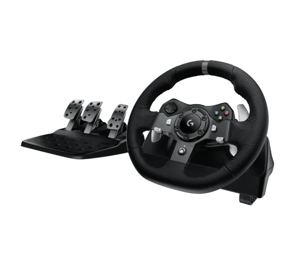 Logitech G920 Driving Force kormány + pedál szett – Xbox Series X|S / Xbox One / PC (használt) Logitech G920 Driving Force kormány + pedál szett – Xbox Series X|S / Xbox One / PC (használt)
